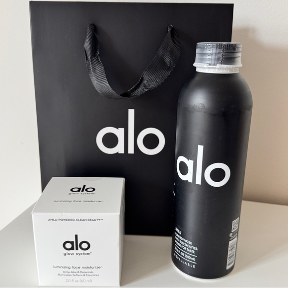 ALO Yoga Other - Alo Yoga 3pc - luminizing face moisturizer, bottle Alo, paper bag new color